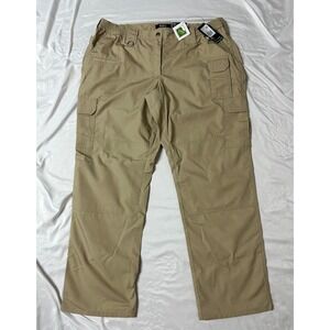 5.11 Tactical Women Taclite Pro Pant Stryke Khaki Tan Cargo Ripstop Size 20 NWT